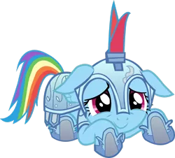 Size: 2577x2327 | Tagged: safe, artist:tiredbrony, derpibooru import, rainbow dash, pegasus, pony, armor, crystal guard armor, female, high res, image, mare, png, simple background, solo, transparent background, vector