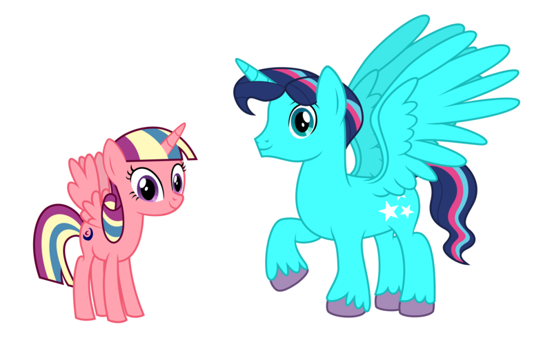 Size: 5299x3352 | Tagged: source needed, safe, anonymous artist, derpibooru import, oc, oc:prince aster novaheart, oc:princess selene novaheart, unofficial characters only, alicorn, pony, fanfic:cat's cradle, absurd resolution, alicorn oc, brother, brother and sister, closed mouth, cute, cutie mark, eyebrows, eyelashes, eyes open, family, female, full body, g4, happy, hooves, horn, image, looking at you, male, mare, multicolored mane, multicolored tail, nostrils, offspring, parent:oc:prince nova sparkle, parent:princess flurry heart, parents:canon x oc, png, prince, princess, product of incest, raised hoof, royalty, shakespearicles, show accurate, siblings, simple background, sister, smiling, spread wings, stallion, standing, tail, transparent background, vector, wall of tags, wings