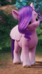 Size: 320x569 | Tagged: safe, derpibooru import, screencap, pipp petals, pegasus, pony, my little pony: a new generation, animated, cropped, female, g5, gif, i watch it for the ears, image, mare, solo