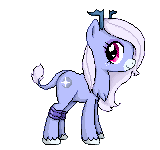 Size: 160x150 | Tagged: safe, artist:churobu, derpibooru import, oc, oc:moon sparkle, unofficial characters only, deer, pony, unideer, animated, antlers, blinking, chest fluff, gif, image, leonine tail, simple background, solo, tail, transparent background, unshorn fetlocks