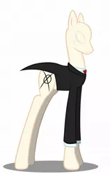 Size: 800x1263 | Tagged: artist needed, source needed, safe, oc, unofficial characters only, pony, clothes, image, jpeg, necktie, slenderman, slendermane, slenderpony, solo, suit