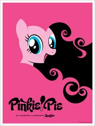 Size: 720x960 | Tagged: safe, artist:michael de pippo, derpibooru import, official, part of a set, pinkie pie, earth pony, pony, bust, comic con, female, image, jpeg, mare, portrait, poster, solo