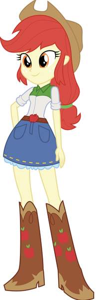 Size: 549x1655 | Tagged: safe, oc, equestria girls, belt, boots, clothes, cowboy boots, cowboy hat, cutie mark, cutie mark on clothes, hat, high heel boots, image, jpeg, shirt, shoes, simple background, skirt, solo, transparent background
