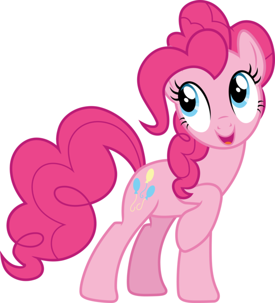 Size: 3000x3303 | Tagged: safe, artist:cloudyglow, derpibooru import, pinkie pie, pony, the cutie map, .ai available, image, png, simple background, solo, transparent background, vector