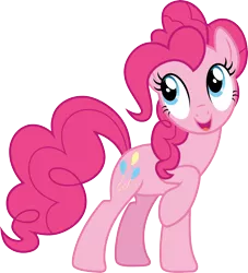 Size: 3000x3303 | Tagged: safe, artist:cloudyglow, derpibooru import, pinkie pie, pony, the cutie map, .ai available, image, png, simple background, solo, transparent background, vector
