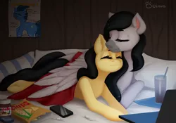 Size: 1920x1341 | Tagged: safe, artist:ottava, derpibooru import, oc, pony, female, image, jpeg, male, mare, romantic, stallion