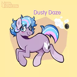 Size: 2000x2000 | Tagged: safe, artist:seasemissary, derpibooru import, oc, oc:dusty daze, earth pony, pony, female, image, magical lesbian spawn, mare, offspring, parent:coloratura, parent:radiant hope, png, solo