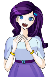 Size: 169x260 | Tagged: safe, artist:bast13, derpibooru import, rarity, human, danganronpa, female, humanized, image, open mouth, png, simple background, small resolution, solo, transparent background