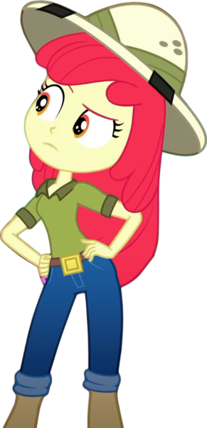Size: 493x1016 | Tagged: safe, derpibooru import, edit, edited screencap, screencap, apple bloom, eqg summertime shorts, equestria girls, equestria girls series, the canterlot movie club, background removed, image, png, simple background, solo, transparent background