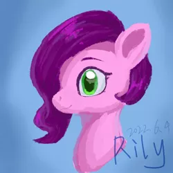 Size: 1080x1080 | Tagged: safe, artist:rily, derpibooru import, pipp petals, pegasus, pony, my little pony: a new generation, g5, image, jpeg, smiling, solo