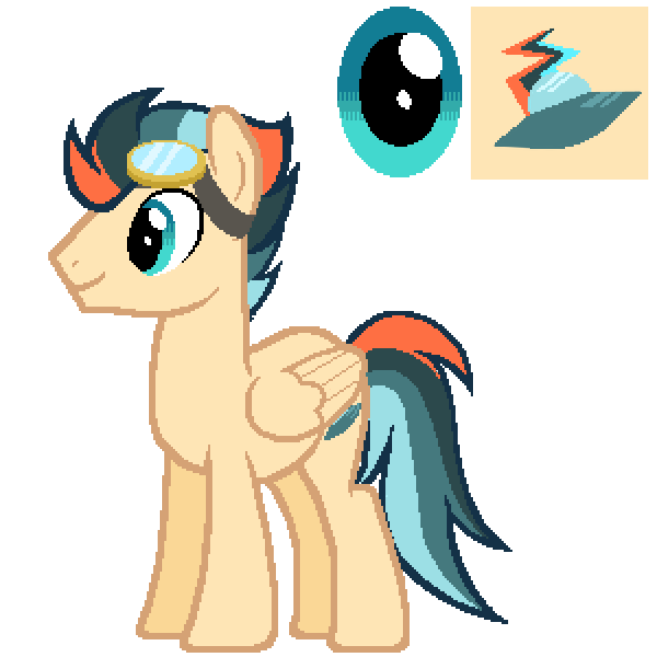 Size: 600x600 | Tagged: artist needed, safe, derpibooru import, oc, oc:turbo swifter, unofficial characters only, pegasus, pony, folded wings, full body, hooves, image, male, multicolored mane, multicolored tail, pegasus oc, png, simple background, smiling, solo, stallion, standing, tail, transparent background, wings