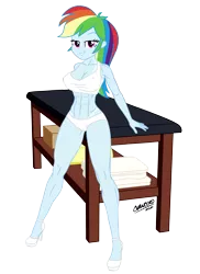 Size: 2911x4000 | Tagged: source needed, suggestive, artist:chancero, derpibooru import, rainbow dash, equestria girls, 2021, breasts, busty rainbow dash, clothes, female, high heels, image, nipples, nudity, png, sexy, shoes, shoes only, simple background, solo, solo female, stupid sexy rainbow dash, transparent background