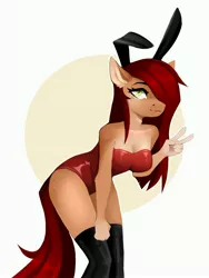 Size: 3072x4096 | Tagged: suggestive, artist:buvanybu, derpibooru import, oc, unofficial characters only, anthro, bunny suit, clothes, image, jpeg, solo