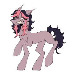 Size: 2040x2040 | Tagged: safe, artist:neonbugzz, derpibooru import, oc, unofficial characters only, earth pony, colored sketch, full body, image, looking away, nervous, png, short hair