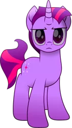 Size: 6506x11532 | Tagged: safe, artist:lincolnbrewsterfan, derpibooru import, oc, oc:the smiling pony, oc:tsp, ponified, unofficial characters only, pony, unicorn, derpibooru, rainbow roadtrip, .svg available, dead stare, derpibooru exclusive, derpibooru legacy, derpibooru ponified, focused, frown, gift art, highlights, horn, image, inkscape, looking at you, male, meta, movie accurate, not twilight sparkle, png, purple eyes, purple mane, purple tail, serious, serious face, simple background, stallion, stallion oc, staring into your soul, striped mane, striped tail, tail, transparent background, unicorn oc, vector