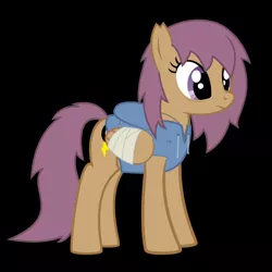 Size: 1280x1280 | Tagged: safe, artist:bronydanceparty, derpibooru import, scootaloo, oc, oc:absentia, pegasus, pony, fanfic:pegasus device, bandage, black background, clothes, desaturated, female, hoodie, image, jpeg, mare, older, simple background, solo, wings