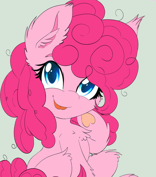 Size: 2218x2500 | Tagged: safe, artist:freefraq, derpibooru import, pinkie pie, earth pony, pony, chest fluff, cute, ear fluff, female, filly, filly pinkie pie, fluffy, happy, image, looking at you, png, smiling, smiling at you, solo, tongue out, underhoof, younger