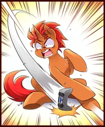 Size: 1500x1809 | Tagged: safe, artist:nekoshiei, derpibooru import, oc, oc:pixel grip, unofficial characters only, pony, unicorn, angry, chest fluff, controller, image, jpeg, male, open mouth, rage, rage quit, screaming, solo, stallion