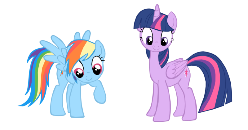 Size: 1280x674 | Tagged: safe, artist:benpictures1, derpibooru import, rainbow dash, twilight sparkle, twilight sparkle (alicorn), alicorn, pegasus, pony, power ponies (episode), cute, dashabetes, duo, duo female, female, image, inkscape, looking down, mare, png, raised hoof, simple background, transparent background, twiabetes, vector