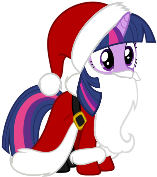 Size: 905x1024 | Tagged: artist needed, safe, derpibooru import, twilight sparkle, pony, unicorn, belt, boots, christmas, clothes, costume, fake beard, female, gloves, hat, holiday, horn, image, mare, png, santa beard, santa claus, santa costume, santa hat, shoes, simple background, solo, transparent background, unicorn twilight, vector