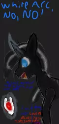 Size: 1080x2259 | Tagged: safe, artist:nitsuaxepher, derpibooru import, oc, oc:red eye, oc:white arc, pony, unicorn, fallout equestria, cybernetic eyes, fallout equestria: exiles, happy, image, implied lesbian, insanity, oc x oc, png, reincarnation, shipping, text