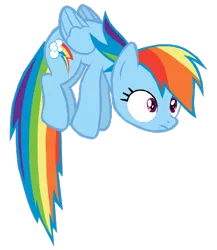 Size: 493x568 | Tagged: safe, artist:benpictures1, derpibooru import, rainbow dash, pegasus, pony, daring don't, cute, dashabetes, female, frown, image, inkscape, mare, png, show accurate, simple background, solo, transparent background, vector