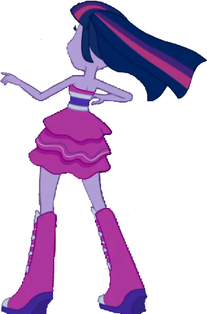 Size: 301x456 | Tagged: safe, artist:pascalmulokozi2, derpibooru import, edit, edited screencap, screencap, twilight sparkle, twilight sparkle (alicorn), alicorn, equestria girls, equestria girls (movie), background removed, bare shoulders, bareback, boots, fall formal outfits, image, open-back dress, png, shoes, simple background, sleeveless, solo, strapless, transparent background, twilight ball dress