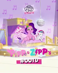 Size: 645x811 | Tagged: safe, derpibooru import, pipp petals, zipp storm, pegasus, pony, my little pony: tell your tale, commercial, duo, duo female, female, g5, image, looking at you, mare, png, youtube link