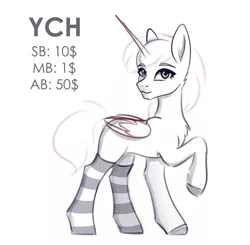 Size: 1032x1011 | Tagged: safe, artist:tanatos, derpibooru import, alicorn, commission, image, png, ych sketch, your character here