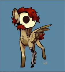 Size: 722x800 | Tagged: safe, artist:tyotheartist, derpibooru import, oc, oc:hidden talent, pegasus, pony, foal, image, pegasus oc, png, simple background, wings