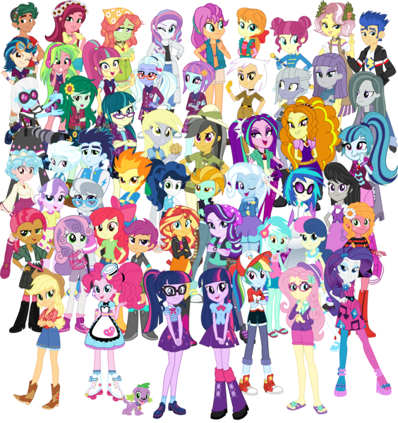 Size: 3839x4086 | Tagged: safe, derpibooru import, adagio dazzle, apple bloom, applejack, aria blaze, babs seed, bon bon, cozy glow, daring do, derpy hooves, diamond tiara, flash sentry, fleetfoot, fluttershy, gilda, gloriosa daisy, high winds, indigo zap, juniper montage, lemon zest, lightning dust, limestone pie, lyra heartstrings, majorette, marble pie, maud pie, megan williams, octavia melody, photo finish, pinkie pie, potion nova, rainbow dash, rarity, sci-twi, scootaloo, silver spoon, soarin', sonata dusk, sour sweet, spike, spitfire, starlight glimmer, sugarcoat, sunflower (character), sunny flare, sunny starscout, sunset shimmer, sweeten sour, sweetie belle, sweetie drops, timber spruce, tree hugger, trixie, twilight sparkle, vignette valencia, vinyl scratch, wallflower blush, dog, equestria girls, g1, g5, my little pony: pony life, alternate hairstyle, cutie mark crusaders, female, food, g4, hipstershy, image, male, muffin, pie sisters, png, self paradox, server pinkie pie, siblings, sisters, spike the dog, the dazzlings, waitress