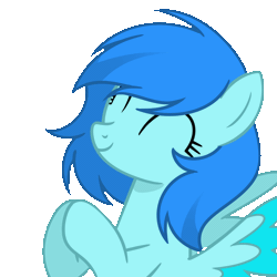 Size: 1220x1222 | Tagged: safe, derpibooru import, oc, oc:cloud west, pony, animated, clapping, gif, image, solo