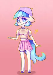 Size: 2150x3035 | Tagged: safe, artist:pozya1007, derpibooru import, coco pommel, anthro, pony, clothes, cute, image, png, solo