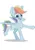 Size: 850x1204 | Tagged: safe, artist:db, artist:dbcreativearts, derpibooru import, rainbow dash, pegasus, balancing, bandage, bandaid, bandaid on nose, image, jpeg, simple background, solo, white background