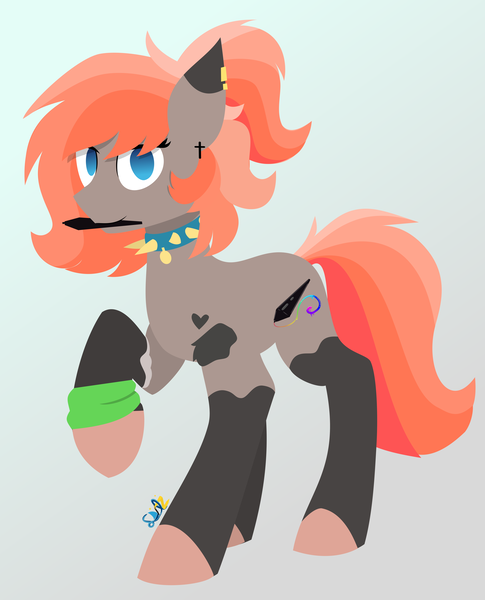 Size: 6081x7519 | Tagged: safe, artist:samsailz, derpibooru import, oc, earth pony, pony, artist, collar, image, pen, png, raffle prize