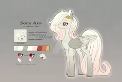 Size: 1280x854 | Tagged: safe, artist:auroranovasentry, derpibooru import, oc, oc:sora aio, pegasus, pony, deviantart watermark, female, image, jpeg, mare, obtrusive watermark, reference sheet, solo, watermark