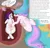 Size: 5443x5191 | Tagged: suggestive, artist:magicghostslime, derpibooru import, princess celestia, rarity, alicorn, pony, unicorn, series:rarity journey to opulence, absurd resolution, belly, belly button, big belly, blushing, canterlot, chubby, chubbylestia, diary, duo, fainting couch, fat, female, food, glow, glowing horn, hoof on belly, horn, image, indoors, looking at each other, looking at someone, lying down, magic, magic aura, mare, on back, png, raised hoof, raritubby, telekinesis, weight gain, weight gain sequence