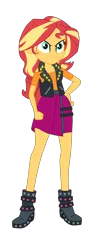 Size: 1800x4734 | Tagged: safe, artist:gmaplay, derpibooru import, sunset shimmer, equestria girls, equestria girls series, rollercoaster of friendship, badass, badass adorable, cute, image, png, shimmerbetes, solo