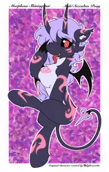 Size: 2460x3897 | Tagged: safe, artist:焰心fireworks, derpibooru import, oc, oc:morpheus shiningstar, unofficial characters only, succubus, succubus pony, image, png, reference sheet