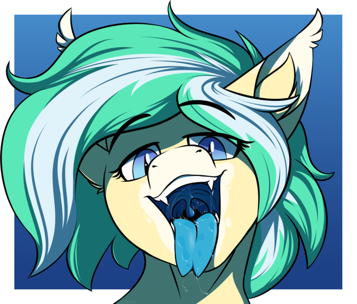 Size: 1946x1661 | Tagged: questionable, artist:notetaker, derpibooru import, oc, oc:icy breeze, bat pony, pony, bat pony oc, bat wings, forked tongue, image, imminent vore, looking at you, mawshot, open mouth, png, simple background, solo, wings