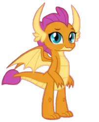 Size: 642x793 | Tagged: safe, artist:darlycatmake, derpibooru import, smolder, dragon, cute, dragoness, female, happy, image, looking at you, png, smiling, smiling at you, smolderbetes, solo, solo female, vector