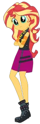 Size: 1500x4617 | Tagged: safe, artist:gmaplay, derpibooru import, sunset shimmer, equestria girls, equestria girls series, super squad goals, cute, image, png, shimmerbetes, simple background, solo, transparent background