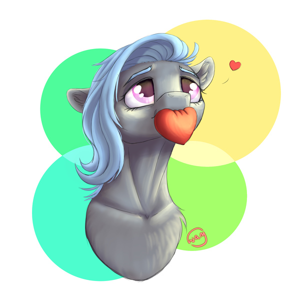 Size: 2500x2500 | Tagged: safe, artist:whatamellon, derpibooru import, oc, oc:silver dust, unofficial characters only, pony, bust, eyebrows, floppy ears, high res, image, jpeg, portrait, signature, simple background, solo