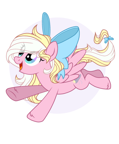 Size: 1600x1942 | Tagged: safe, alternate version, artist:shore2020, derpibooru import, oc, oc:bay breeze, unofficial characters only, pegasus, pony, bow, female, flying, hair bow, image, looking up, mare, open mouth, png, simple background, solo, tail, tail bow, white background