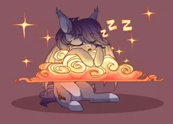 Size: 2100x1500 | Tagged: safe, artist:shore2020, derpibooru import, oc, unofficial characters only, bat pony, pony, cloud, glow, glowing cloud, image, on a cloud, onomatopoeia, png, sleeping, sleeping on a cloud, solo, sound effects, zzz