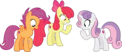 Size: 1810x766 | Tagged: safe, artist:pascalmulokozi2, derpibooru import, edit, edited screencap, screencap, apple bloom, scootaloo, sweetie belle, earth pony, pegasus, pony, unicorn, growing up is hard to do, season 9, spoiler:s09, apple bloom's bow, background removed, bow, cutie mark crusaders, female, hair bow, image, older, older apple bloom, older scootaloo, older sweetie belle, png, simple background, transparent background, trio, trio female