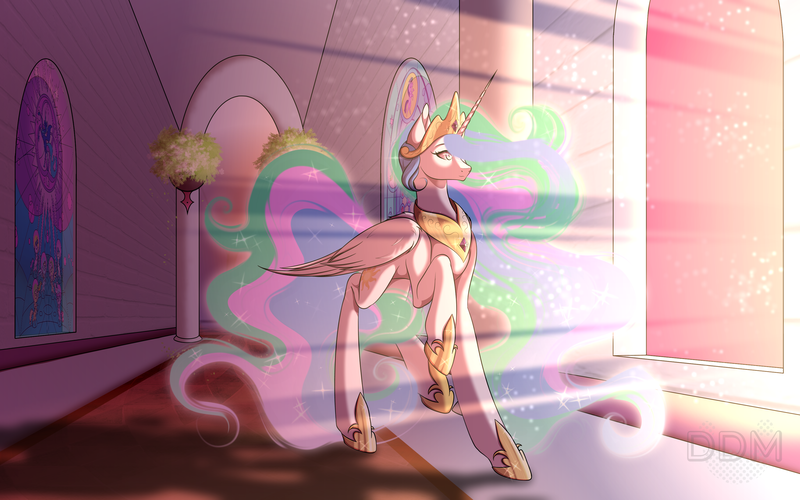 Size: 3200x2000 | Tagged: safe, artist:digitaldrawingmachine, derpibooru import, princess celestia, alicorn, pony, image, png, solo