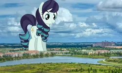 Size: 1920x1151 | Tagged: safe, artist:jhayarr23, artist:thegiantponyfan, derpibooru import, coloratura, earth pony, pony, female, florida, giant pony, giant/macro earth pony, giantess, highrise ponies, image, irl, macro, mare, mega giant, orlando, photo, png, ponies in real life
