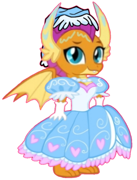 Size: 681x893 | Tagged: safe, alternate version, artist:darlycatmake, derpibooru import, smolder, dragon, alternate versions at source, beautiful, clothes, cute, dragoness, dress, female, froufrou glittery lacy outfit, gloves, happy, image, jewelry, long gloves, looking at you, necklace, png, pretty, princess smolder, simple background, smiling, smiling at you, smolder also dresses in style, smolderbetes, solo, transparent background, wet