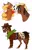 Size: 4205x6552 | Tagged: safe, artist:mysthooves, applejack, trouble shoes, oc, oc:apple roots, earth pony, pony, alternate design, bandana, belt, blaze (coat marking), clothes, coat markings, colored hooves, couple, cowboy hat, dreadlocks, facial markings, feather, feather in hair, female, floating heart, flower, freckles, gradient mane, green eyes, hat, heart, image, looking at each other, male, mare, mouth hold, next generation, nudity, offspring, parent:applejack, parent:troubleshoes clyde, parents:troublejack, plaid shirt, png, rose, sheath, shipping, shirt, simple background, smiling, stallion, standing, straight, troublejack, twitterina design, white background